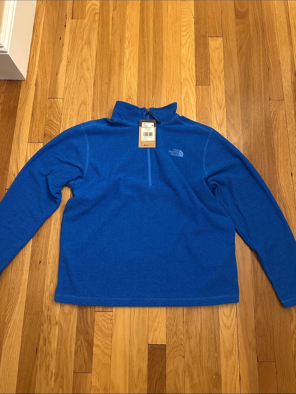The North Face Men's Zip-Front Fleece Pullover - Royal Blue